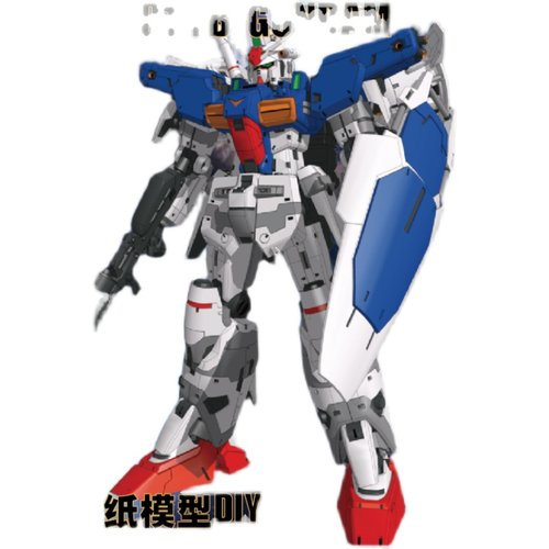 K纸魂 ETTE新款GP01FB 高达纸模型DIY全进口珠光纸
