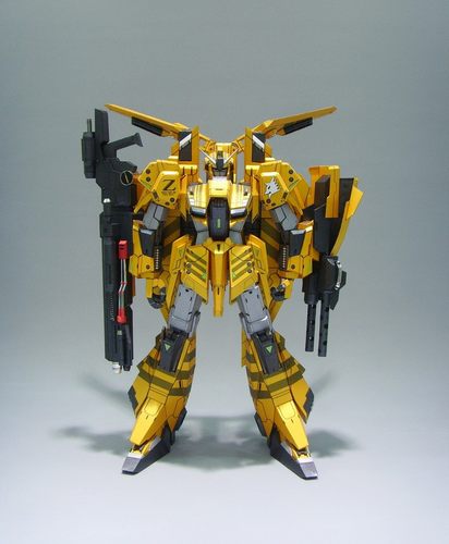 K纸魂 MS-06 黄狼ZETA  纸模型 免划折线免切割