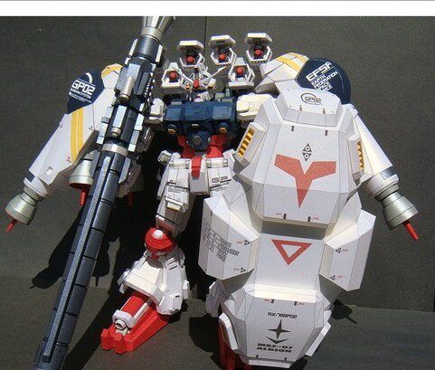 K纸魂新款机动战士GP02A  高达纸模型DIY