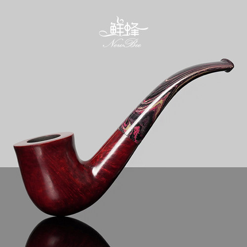 NewBee石楠木烟斗手工弯柄烟斗