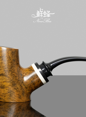 NewBee石楠木烟斗男士手工火山锤子桌斗实木传统老式过滤专用烟具