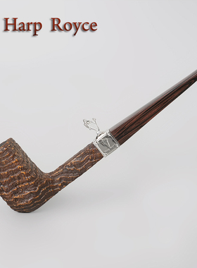 哈伯莱斯进口石楠木烟斗手工实木皇家竖琴撞球斗老式男士过滤烟具