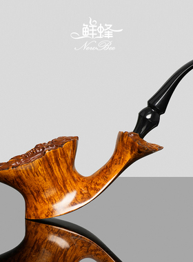 NewBee石楠木烟斗手工实木瘤皮都柏林烟斗传统老式过滤男士专用具