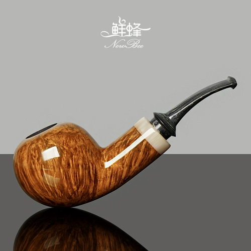 Newbee Fresh Bee Lush Nanmu Pipe Men's Men's Handmade Cold Wood Big Apple Broade Bucket