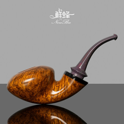 NewBee石楠木烟斗男士自由式手工飞碟斗实木传统老式过滤专用烟具