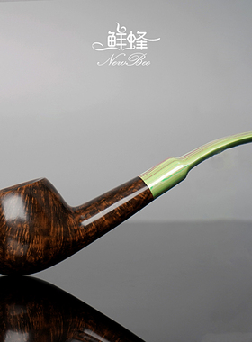 NewBee鲜蜂石楠木烟斗手工实木桌斗老式传统烟具男士过滤坎伯兰嘴