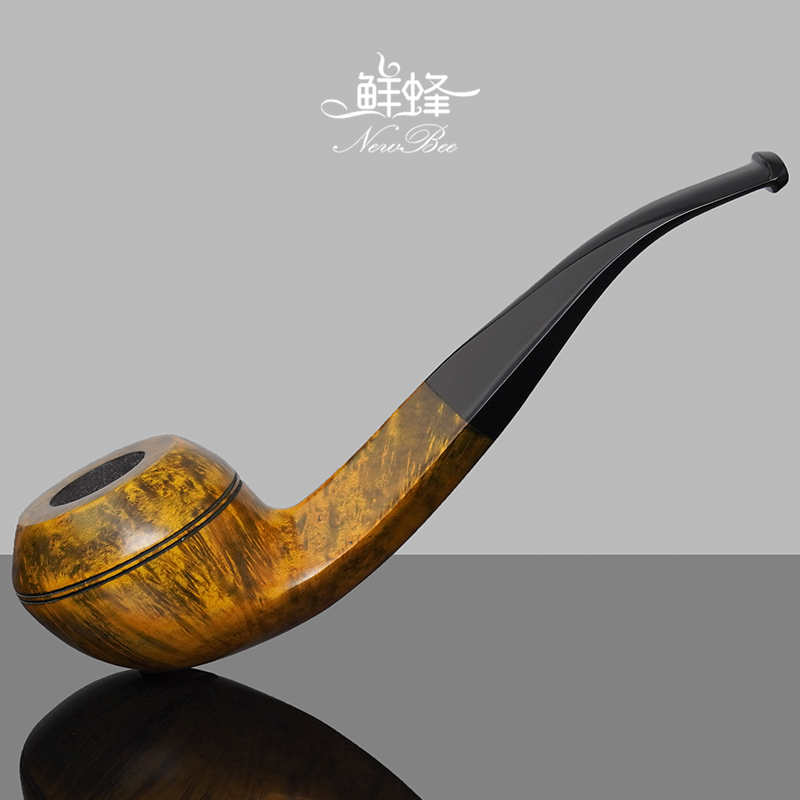 NewBee石楠木烟斗男士手工实木牛头烟斗传统老式过滤专用烟具配件