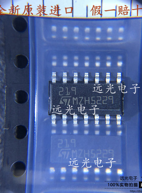 全新原装进口ST 丝印:219 LM219DT 贴片 SOP-14 比较器 假一赔十