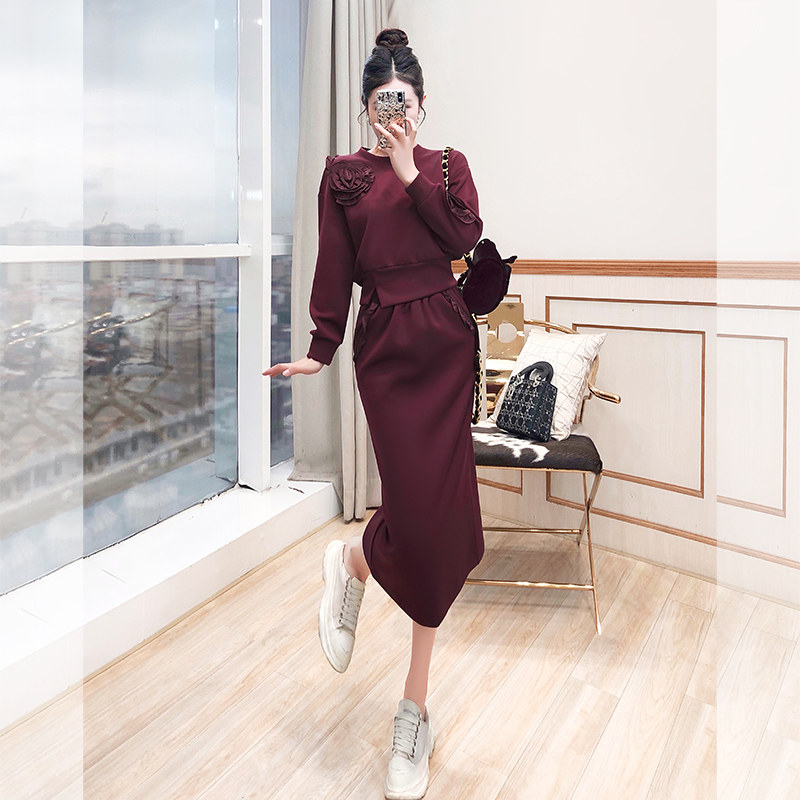 卫衣套装女秋冬2026新款两件套时尚上衣半身裙洋气欧货潮时髦套装,女装/女士精品,时尚套装,淘宝优惠券,粉丝福利购,淘宝优惠卷