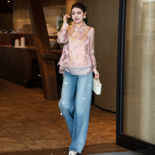 复古改良唐装女装2026新款夏季年轻版马甲茶服中式上衣国风外套