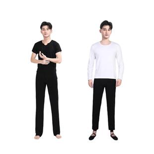 新款成人舞蹈练功服艺校男中国舞古典拉丁现代莫代尔形体服装套装