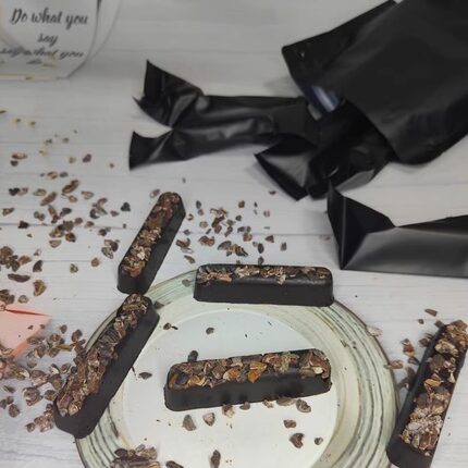 无蔗糖生酮高膳食纤维可可豆碎坚果黑巧克力小排条（可选牛奶）