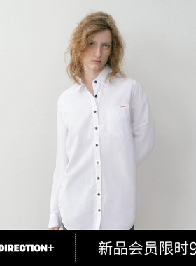 NO DIRECTION+ logo装饰经典衬衫N530401103B10