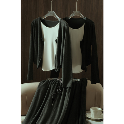 潮搭气质显瘦简约时尚休闲套装2025优质面料柔软舒适秋季新款女装