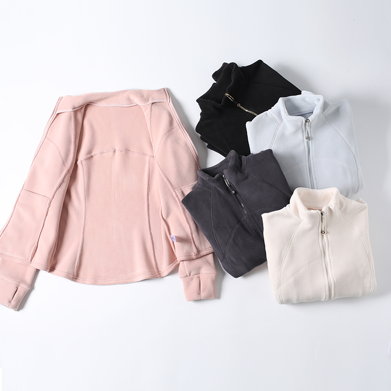 2025修身奥粒绒防风外套户外加绒加厚可内搭可外穿立领卫衣上衣女