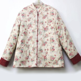 拉链可拆卸内胆老式 新疆长绒棉棉花棉袄脱里加厚脱胆棉衣家居服女