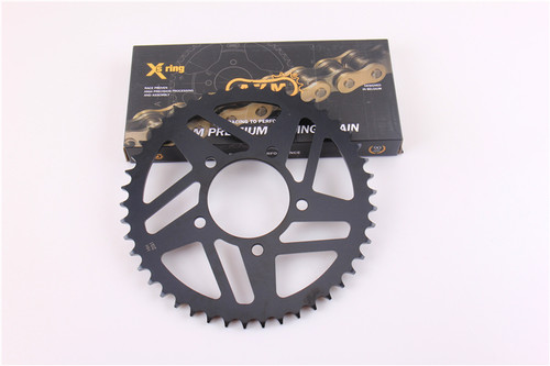 德国AFAM链条大小牙盘前后链轮大小飞轮春风650NK MT650 650GT