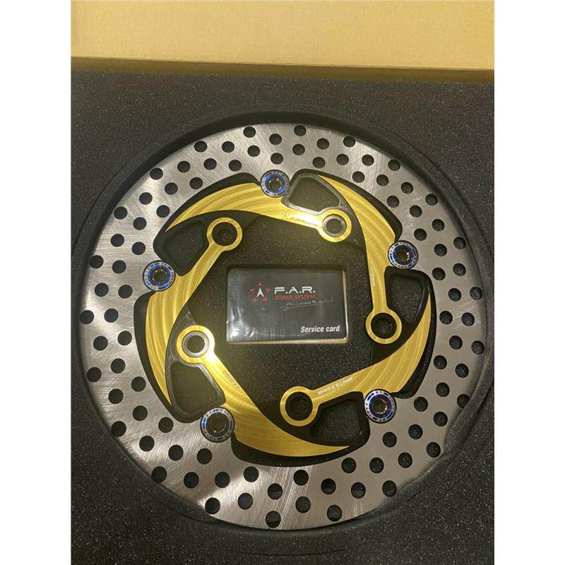 光阳KRV180改装前刹车盘碟盘