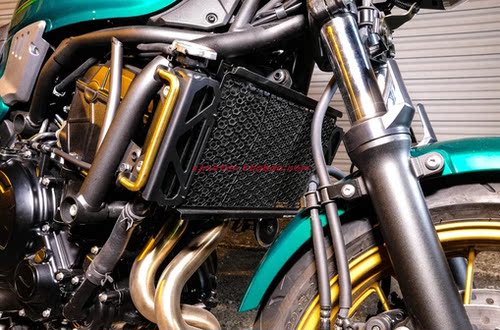 Z650RS散热蜂窝款水箱网保护网