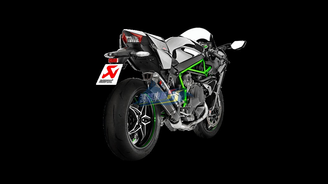 天蝎akrapovic kawasaki 川崎 ninja h2 r 改装钛合金全段排气管