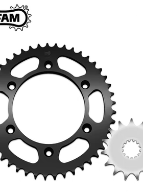 德国AFAM 适用春风675SR NK 改装前后牙盘齿比齿轮大小飞铝合金