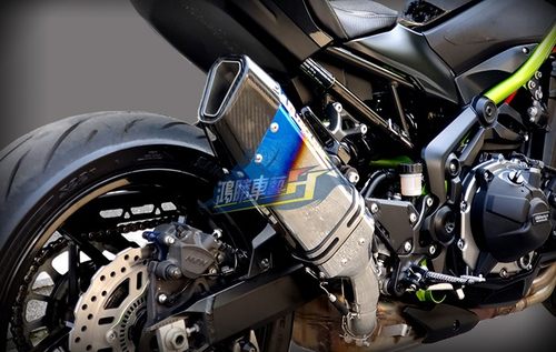 川崎日本梦幻星改装中尾段排气管