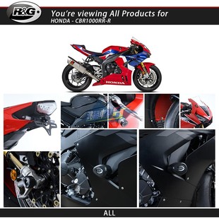 英国RG 适用本田CBR1000RRR 改装车身防摔水箱护网短尾碳纤维护盖