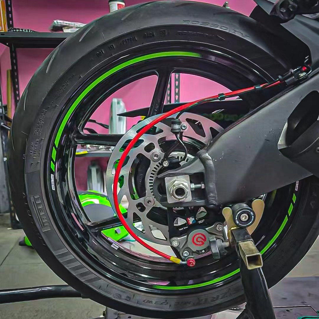 川崎ZX6R636改装螃蟹卡钳转码