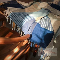 Синяя -развратная черепаха для ткани крышка крышки одеяло одеяло одеяло столовое столовое одеяло ткань ткань 布 одеяло четыре сезона