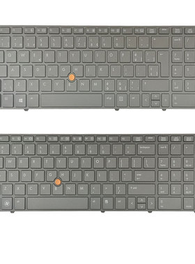 适用HP/惠普 Probook 8560w 8570w 8760w 8770W键盘 英文全新原装