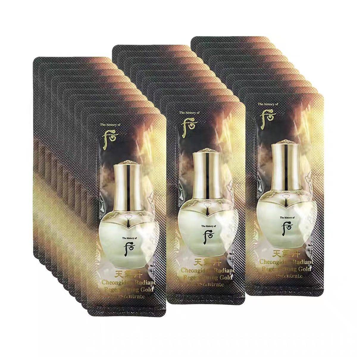 花姐姐The history of后韩国进口本土天气丹黄金安瓶润白补安瓶小