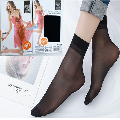 永春短丝袜2233f天鹅绒防勾加固