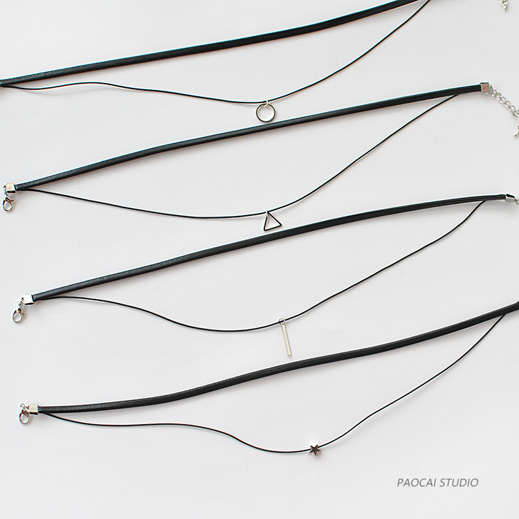 泡菜皇后叠戴choker颈链韩国锁骨链女简约短款颈带圈项链脖子饰品在类目 饰品/流行首饰/时尚饰品新, 项链中 - 来自Buy2taobao.com提供专业的淘宝代购服务