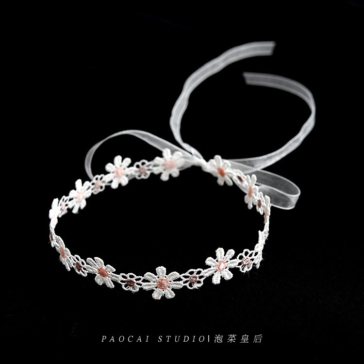 一朵雏菊！蕾丝花朵choker少女心项圈脖子饰品颈带项链锁骨链颈链在类目 饰品/流行首饰/时尚饰品新, 项链中 - 来自Buy2taobao.com提供专业的淘宝代购服务