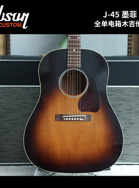 吉普森 Gibson 1942 Banner J-45 墨菲Murphy Lab 全单电箱木吉他