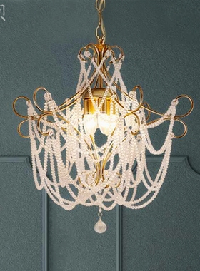 SY凌绕云彩水晶全铜绕珠吊灯欧法式文艺客餐厅玄关楼梯复式卧室灯