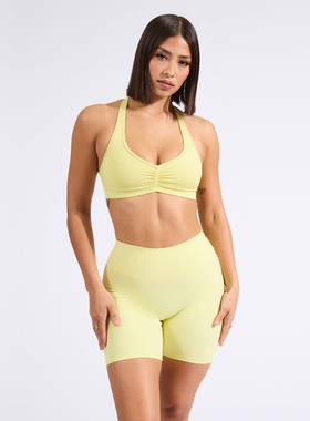 buffbunny halter seamless sports bra