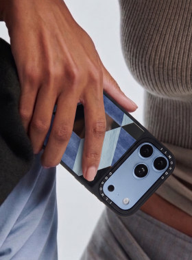 ilmondo原创设计彩色几何木纹magsafe磁吸Phone18promax保护壳新款适用于苹果17pro简约防摔全包手机壳