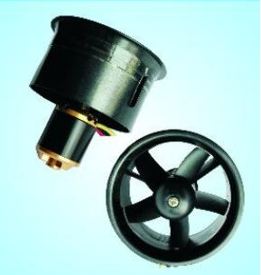 飞骏电机64涵道5叶风扇F2836--3500KV/4S无刷电机 外转马达