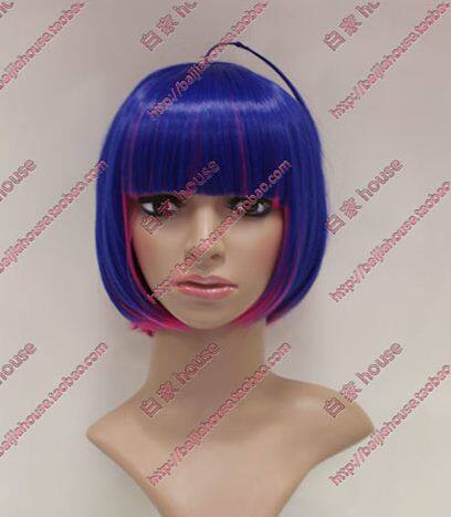 cosplay假发 吊带袜天使 史朵金Stocking 男版性转 渐变 COS动漫