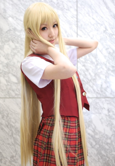 cosplay假发 魔法老师 依文洁琳1米万用角色扮演拍照聚会节日装扮