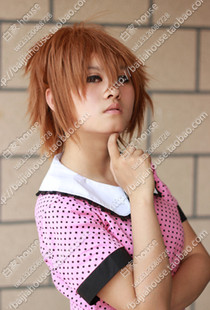 cos假发家庭教师纲吉 龙啼大姐 数码宝贝八神太一 反翘短发金棕色