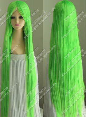 金绿色1米长直发 反叛的鲁路修 COS假发  玛丽安戴尔 cosplay假发