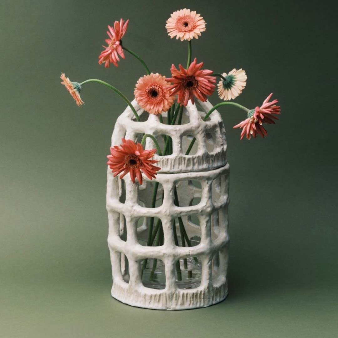 比利时serax设计师花瓶花器镂空花瓶装饰品摆件乔迁节日礼物