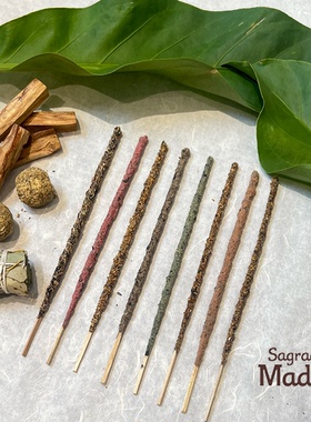 官方授权Slowood Sagrada Madre手工线香香薰棒宝石山下天然香