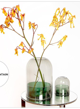 丹麦进口AYTM 双层花瓶 TOTA 玻璃花瓶香氛器烛台花器植物罩质感