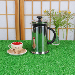 BODUM铂顿原装进口玻璃法式壶不锈钢外护套34盎司按压美式感咖啡