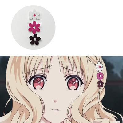 小森唯cos发饰小花唯妹发夹