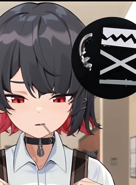 绝区零艾莲乔发夹头饰cos耳骨夹Ellen Joe道具