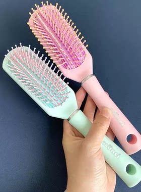 大漂亮必买！魔法软垫顺发梳环保气垫梳便携少女心大齿梳子卷发梳